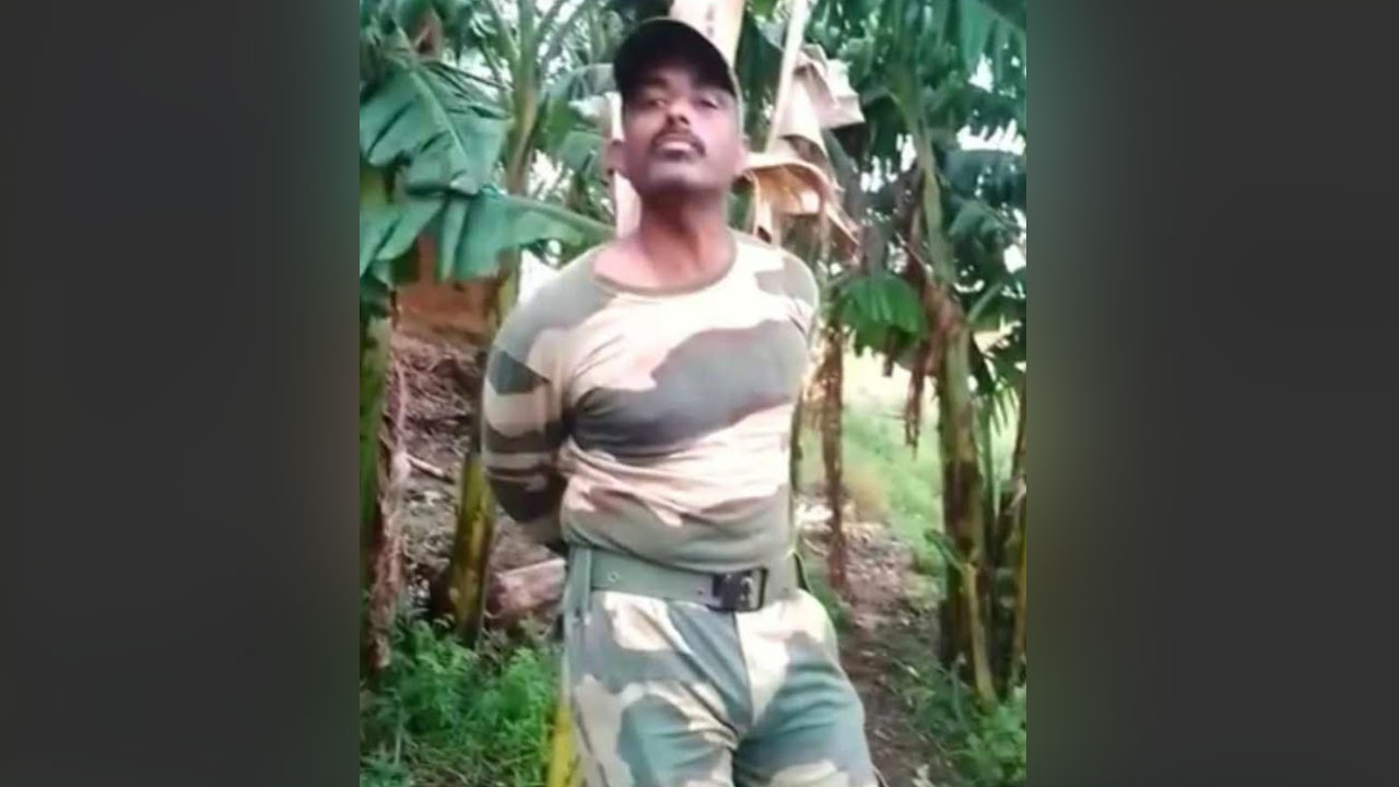 অবৈধভাবে চাপাইনবাবগঞ্জ সীমান্তে বিএসএফ সদস্য আটক